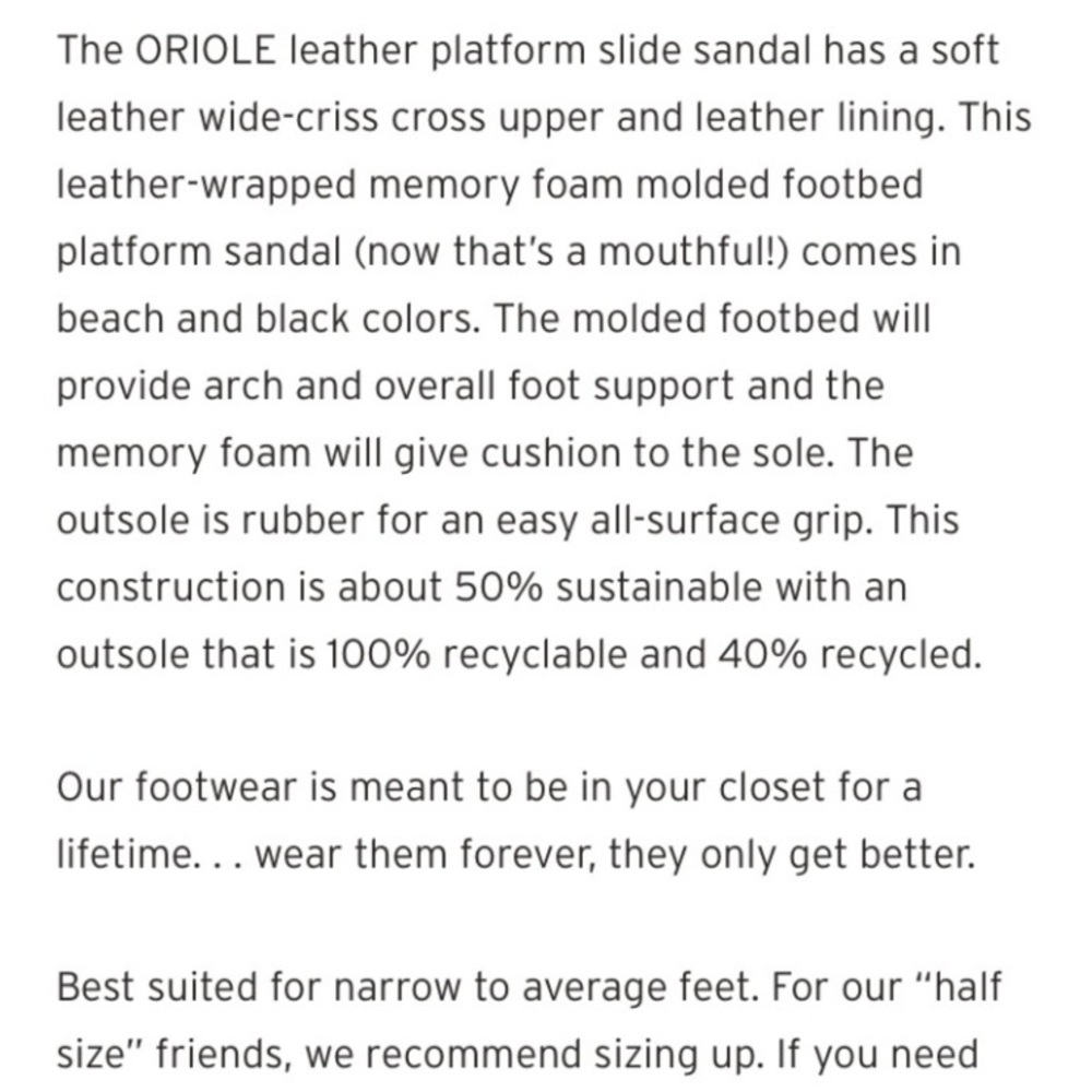 NWOB Beek Women's platform Oriole Sandals - Picture 11 of 11